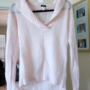 J. Crew Pink mohair blend sweater